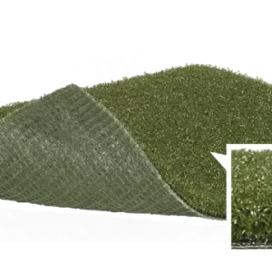NP45 green nylon putting turf, close-up of the pile
